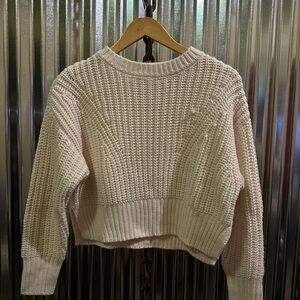 Jessica Simpson Cream Textured Sweater